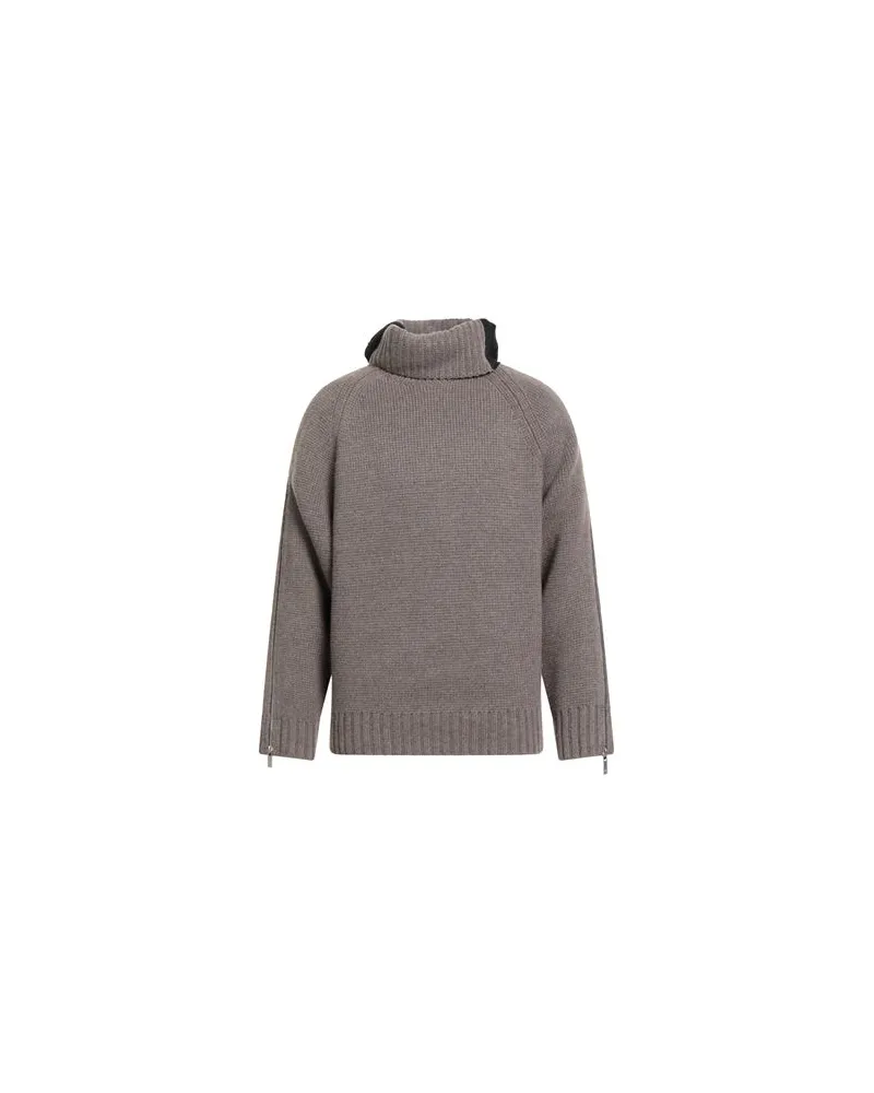 Helmut Lang STRICKWAREN - Rollkragenpulloverauf YOOX.COM Maulwurfsgrau
