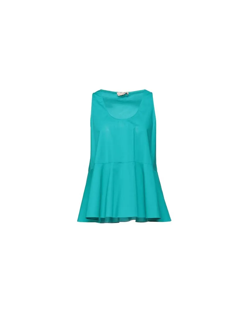 Twin-Set TOPS - Topsauf YOOX.COM Tūrkis