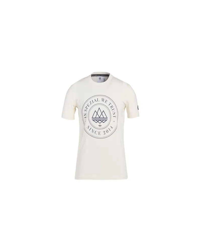 adidas TOPS - T-shirtsauf YOOX.COM Cremeweiß
