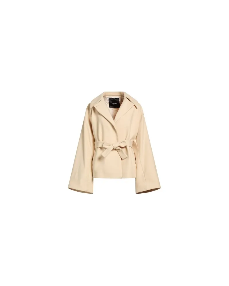 Hevò JACKEN & MÄNTEL - Mäntelauf YOOX.COM Beige