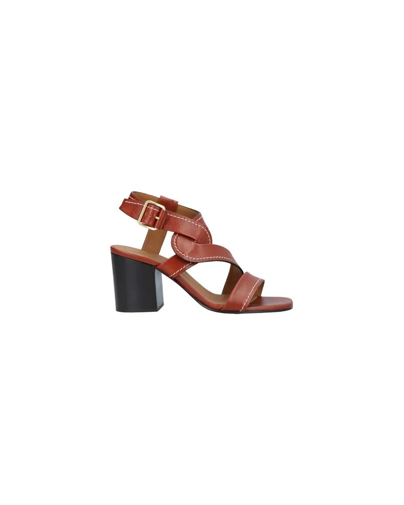 Chloé SCHUHE - Sandalenauf YOOX.COM Lederfarben
