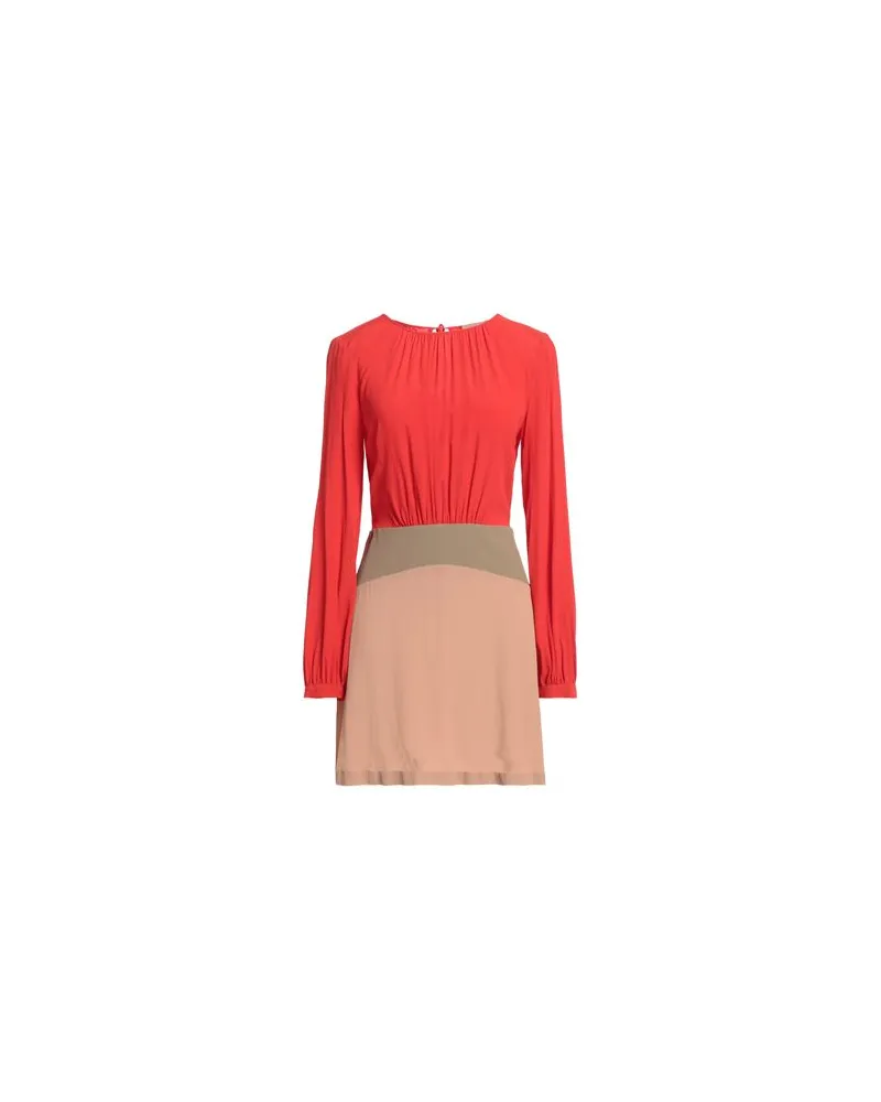 Semicouture KLEIDER - Mini-Kleiderauf YOOX.COM Rot