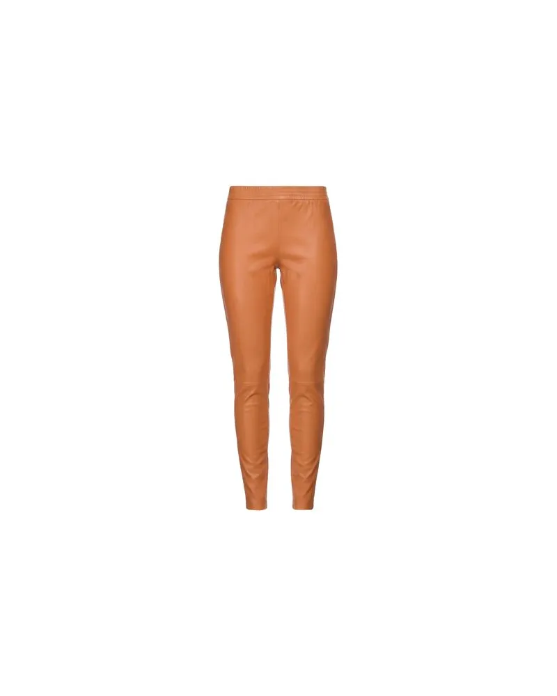 DROMe HOSEN & RÖCKE - Leggingsauf YOOX.COM Lederfarben