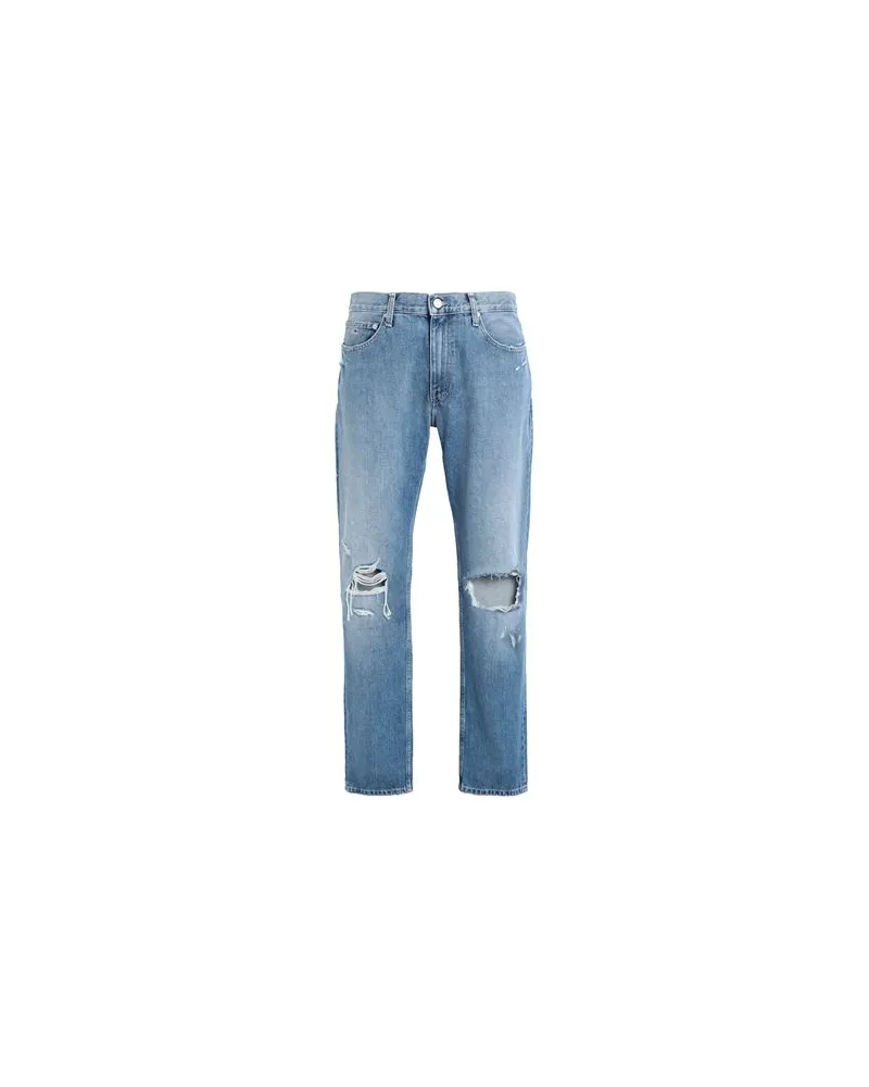 Tommy Hilfiger ETHAN RLXD STRGHT BF  - HOSEN & RÖCKE - Jeanshosenauf YOOX.COM Blau