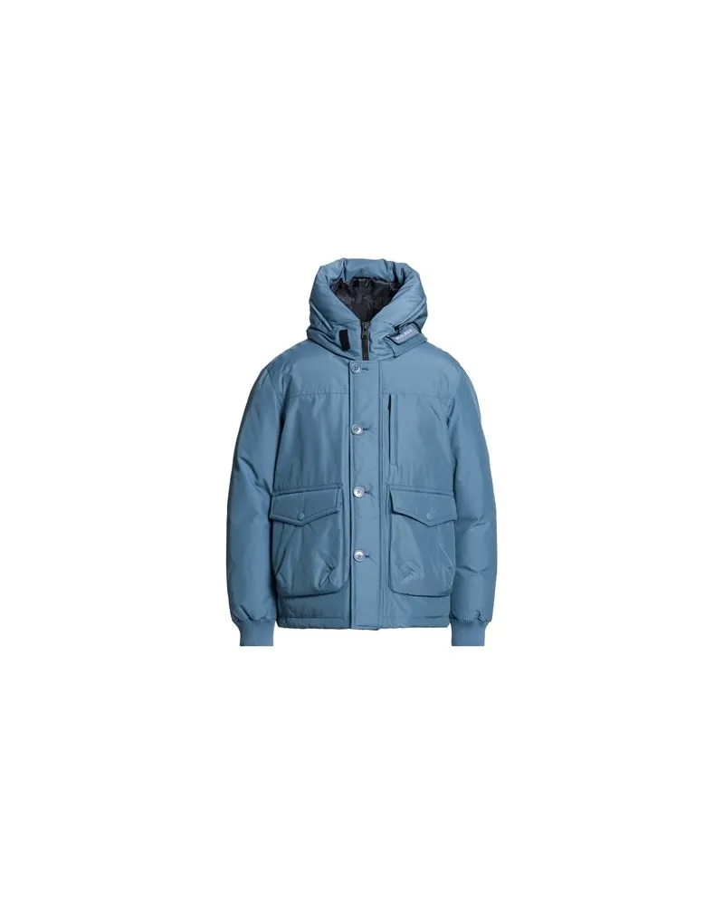 Woolrich JACKEN & MÄNTEL - Pufferjacken & Daunenjackenauf YOOX.COM Taubenblau
