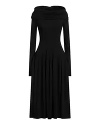 Philosophy Di Lorenzo Serafini Midi-Kleid Schwarz