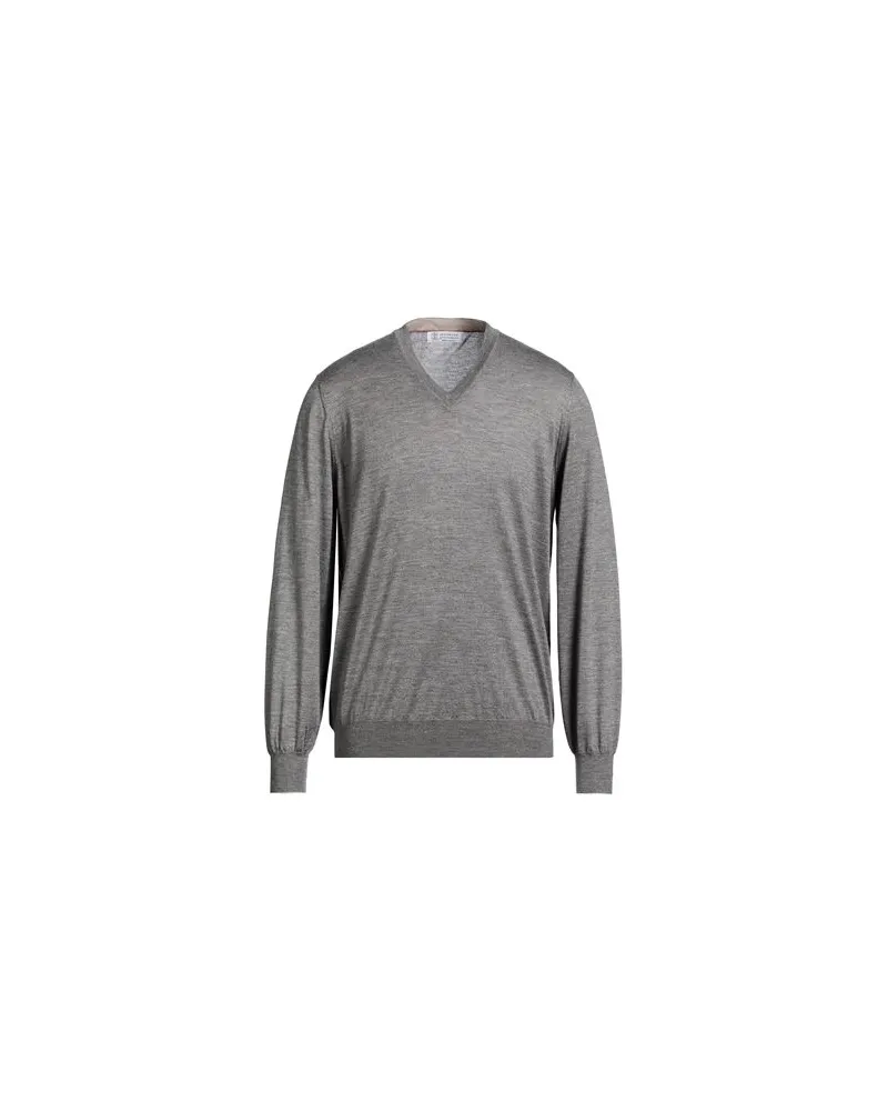 Brunello Cucinelli STRICKWAREN - Pulloverauf YOOX.COM Grau