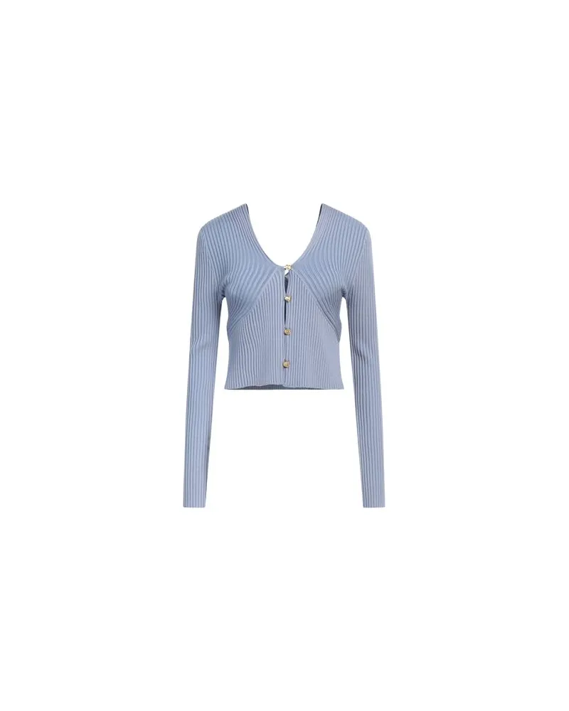 Chloé STRICKWAREN - Strickjackenauf YOOX.COM Azurblau