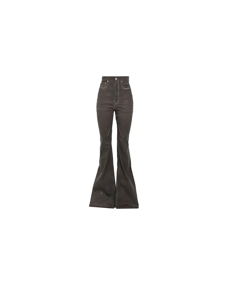 DRKSHDW by Rick Owens HOSEN & RÖCKE - Jeanshosenauf YOOX.COM Dunkelbraun