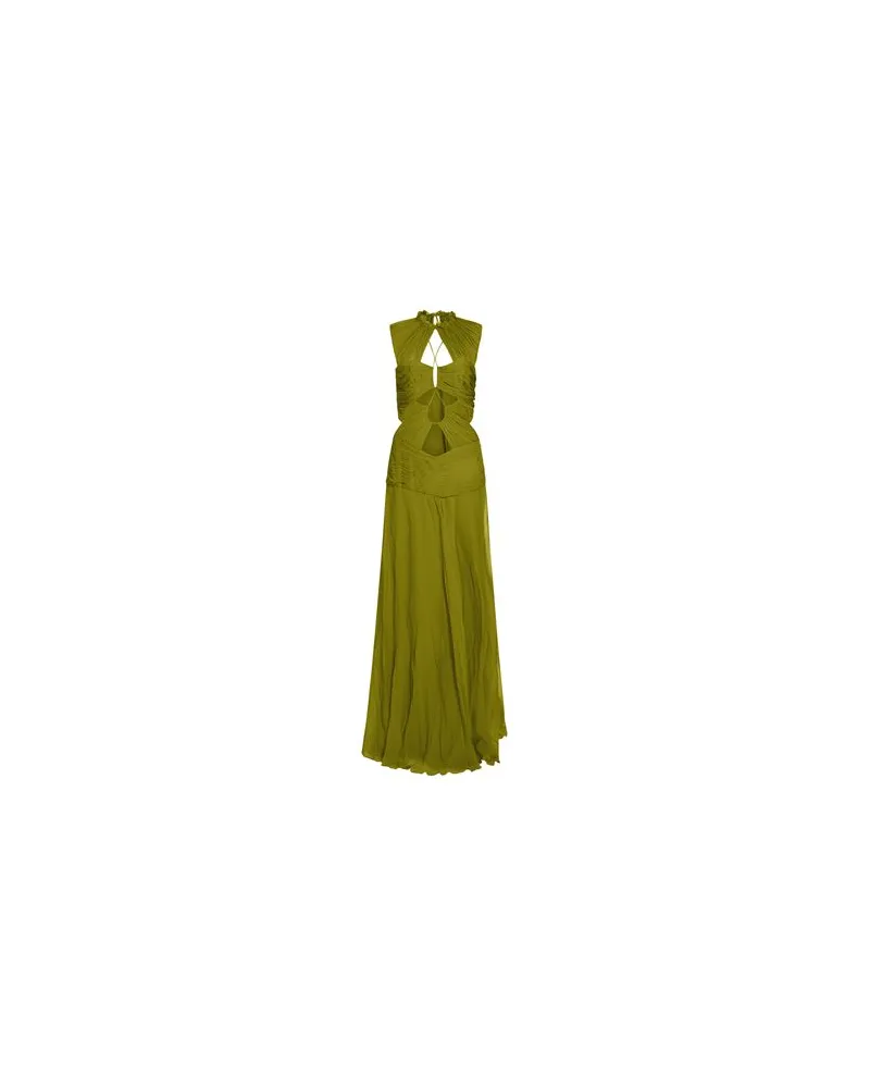 Alberta Ferretti KLEIDER - Maxi-Kleiderauf YOOX.COM Salbeigrün