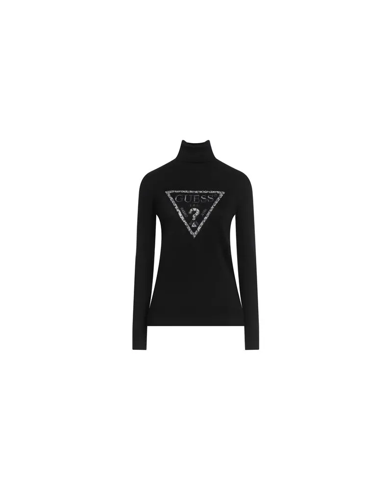 Guess STRICKWAREN - Rollkragenpulloverauf YOOX.COM Schwarz
