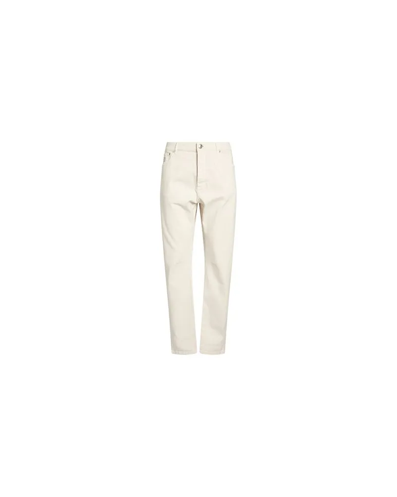 Brunello Cucinelli HOSEN & RÖCKE - Jeanshosenauf YOOX.COM Weiß