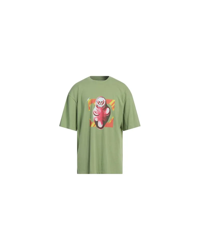 Edwin Jeans TOPS - T-shirtsauf YOOX.COM Limettengrün