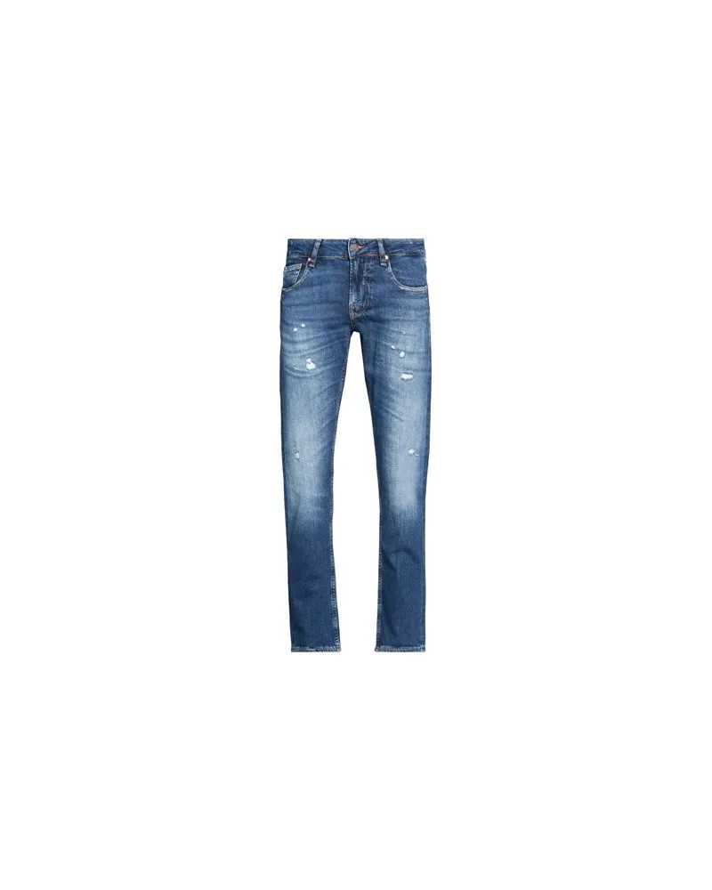 Guess HOSEN & RÖCKE - Jeanshosenauf YOOX.COM Blau