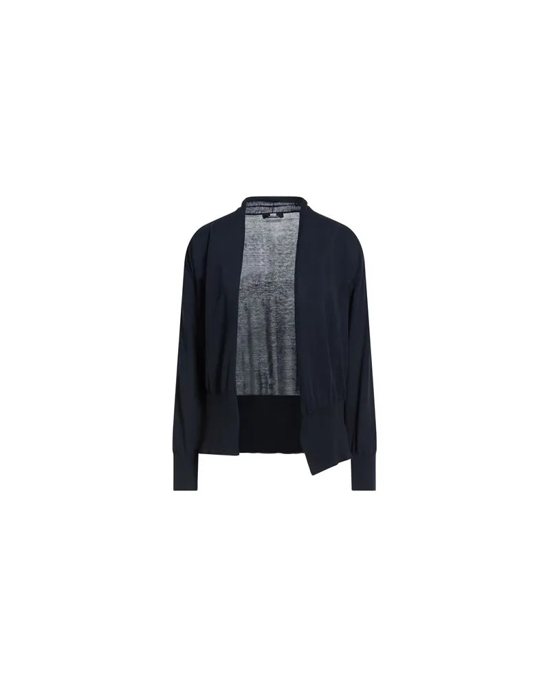 Alpha Studio THE FINE ESSENTIALS - STRICKWAREN - Strickjackenauf YOOX.COM Nachtblau