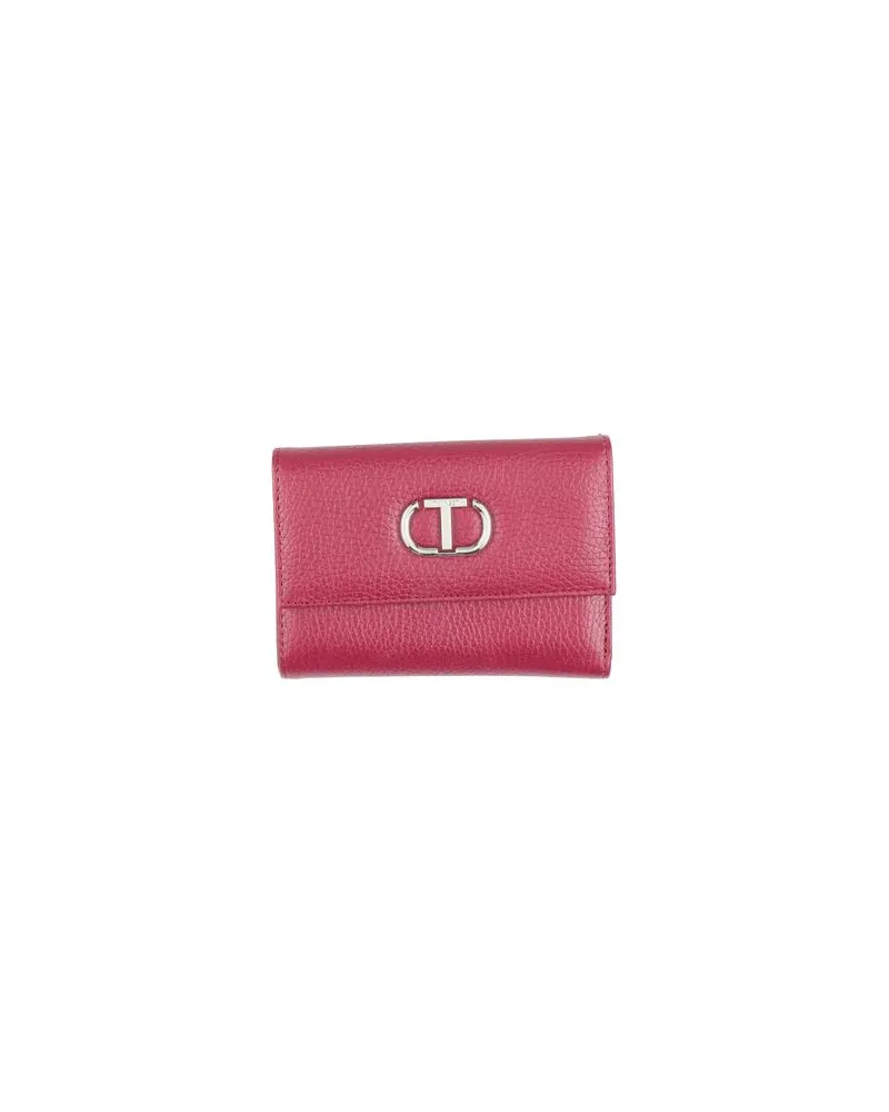 Twin-Set Kleinlederwaren - Brieftaschenauf YOOX.COM Bordeaux