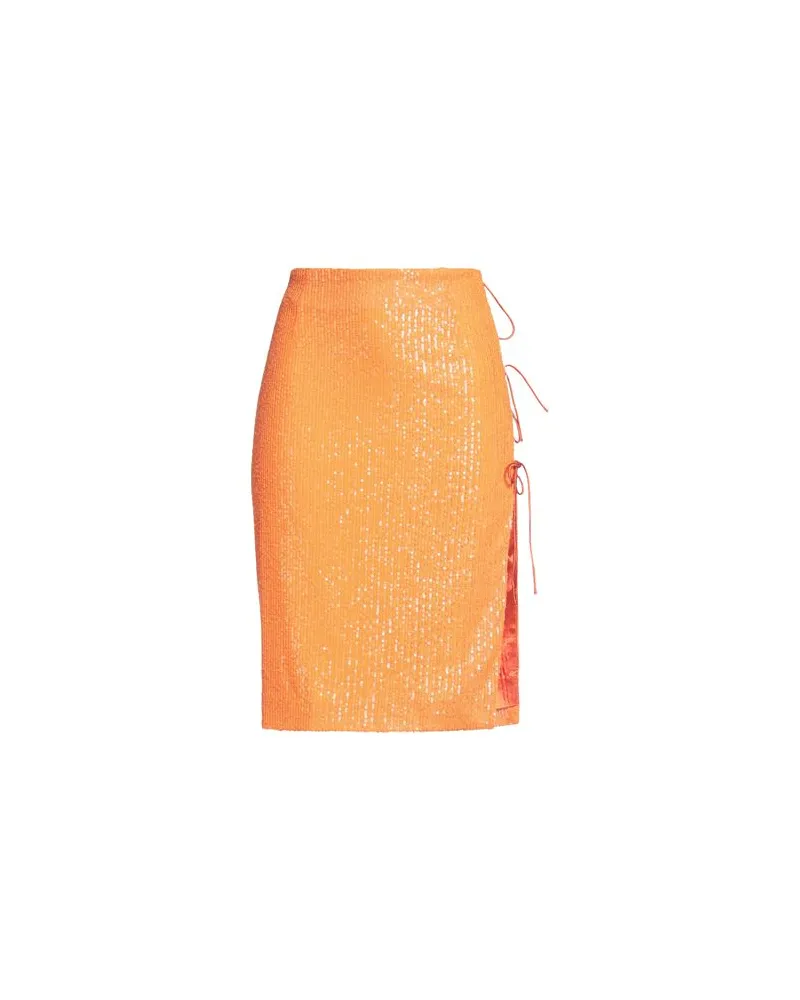ROTATE Birger Christensen HOSEN & RÖCKE - Midi-Röckeauf YOOX.COM Orange