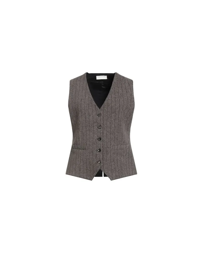 CIRCOLO 1901 ANZÜGE und CO-ORDS - Couture-Westenauf YOOX.COM Dunkelbraun