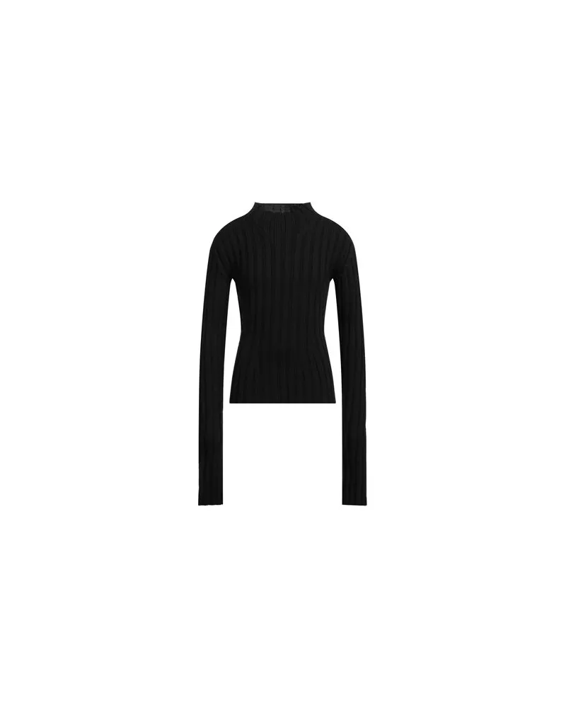 Ann Demeulemeester STRICKWAREN - Rollkragenpulloverauf YOOX.COM Schwarz