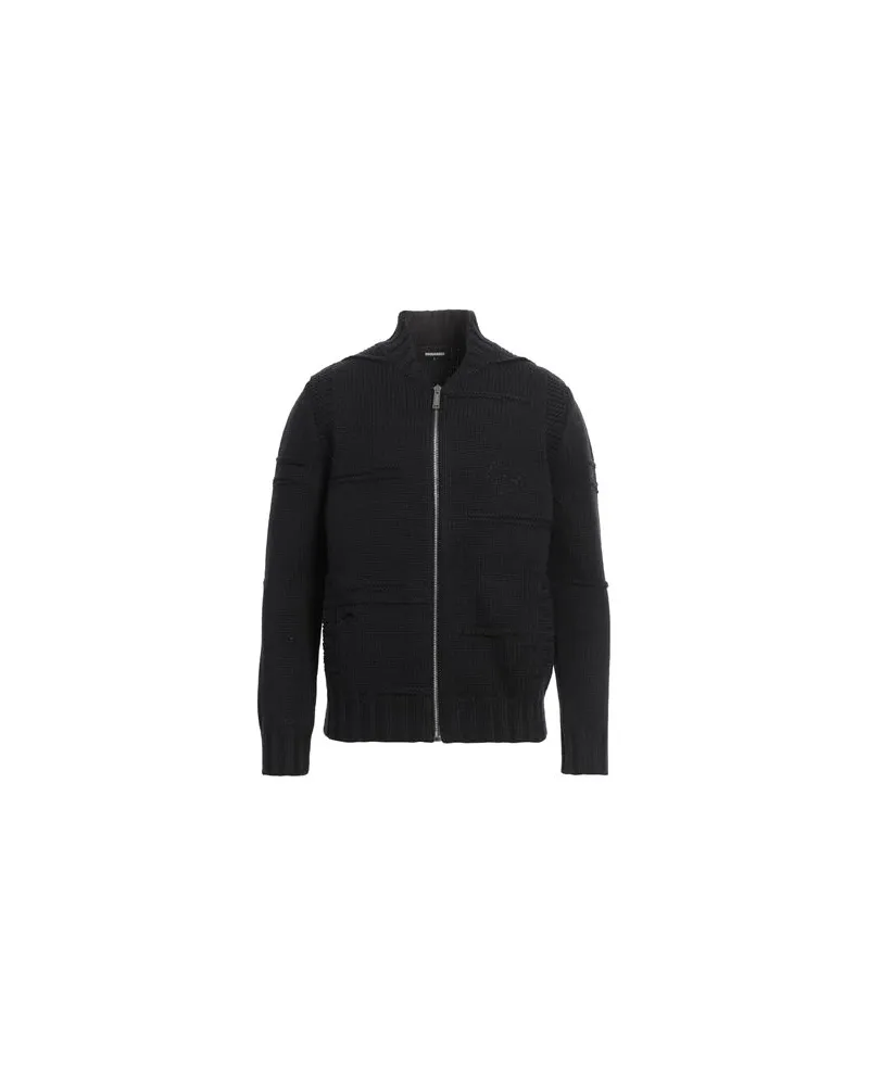 Dsquared2 STRICKWAREN - Strickjackenauf YOOX.COM Schwarz
