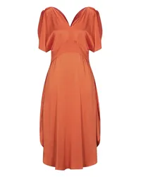 Stella McCartney Midi-Kleid Orange