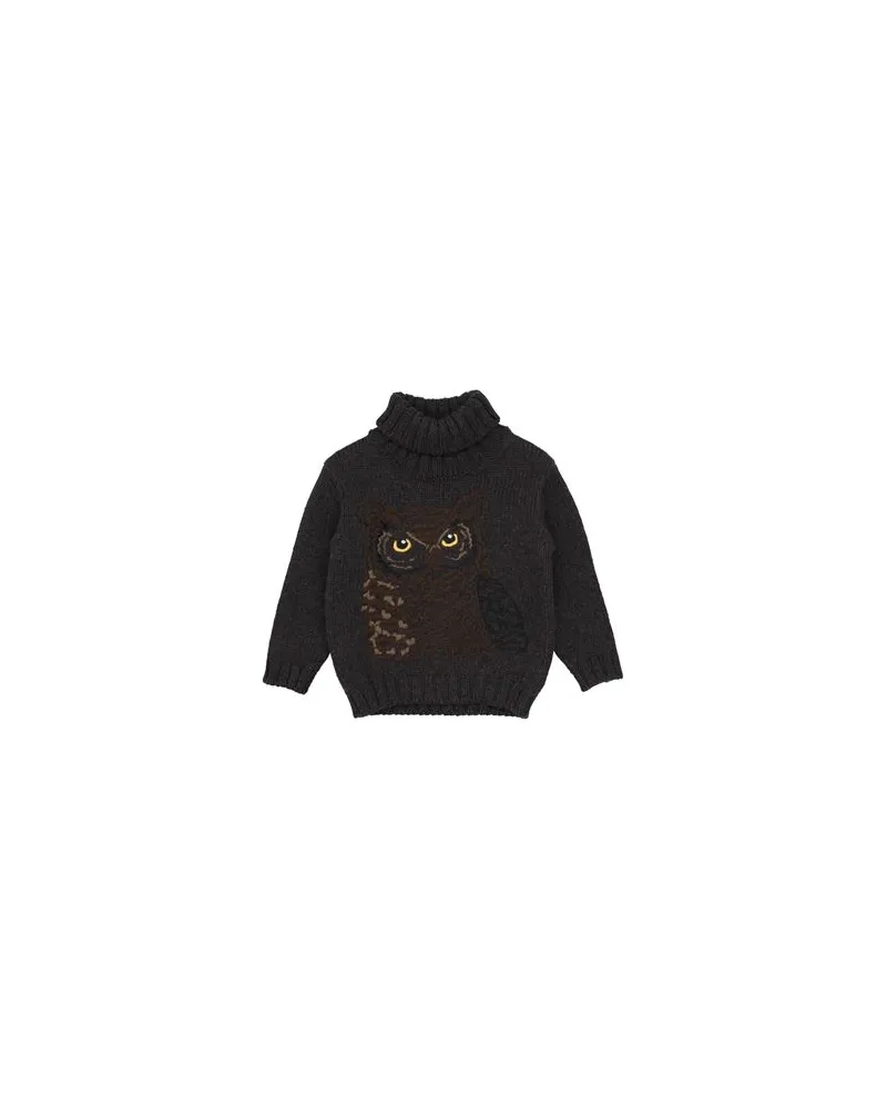 Dolce & Gabbana STRICKWAREN - Rollkragenpulloverauf YOOX.COM Dunkelbraun