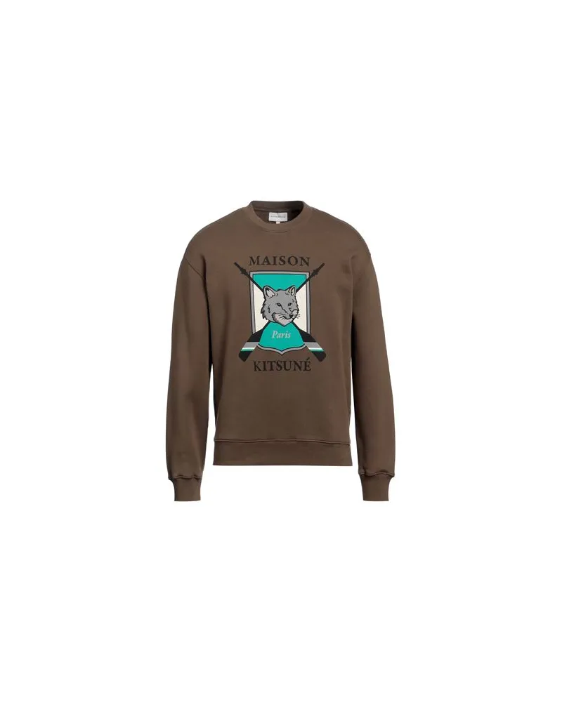 Kitsuné TOPS - Sweatshirtsauf YOOX.COM Khaki