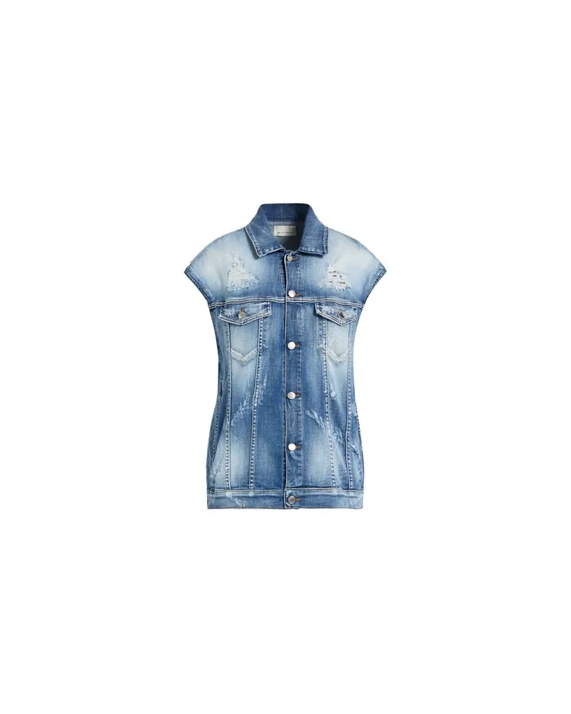 VICOLO JACKEN & MÄNTEL - Jeansjacken/Mäntelauf YOOX.COM Blau