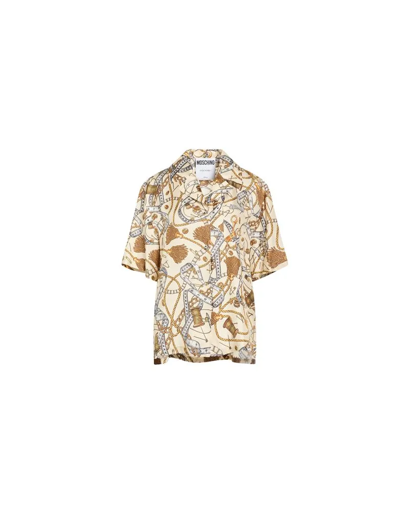 Moschino TOPS - Hemdenauf YOOX.COM Cremeweiß