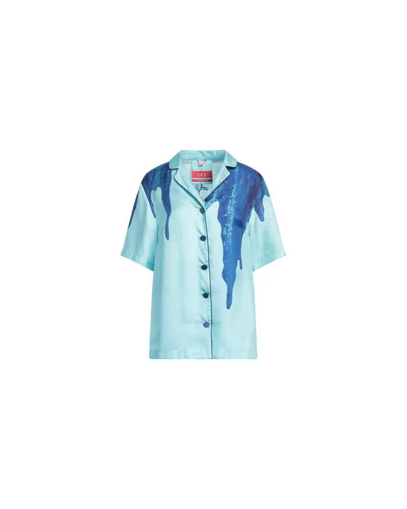 For Restless Sleepers F.R FOR RESTLESS SLEEPERS - TOPS - Hemdenauf YOOX.COM Azurblau
