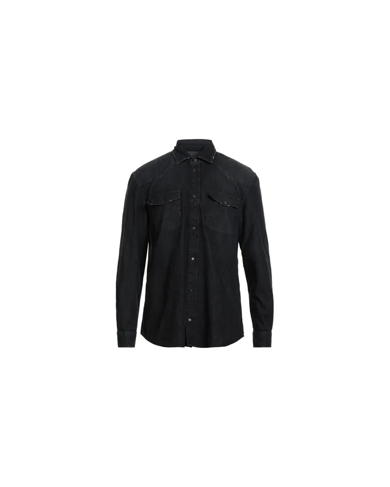 Dondup TOPS - Jeanshemdenauf YOOX.COM Schwarz