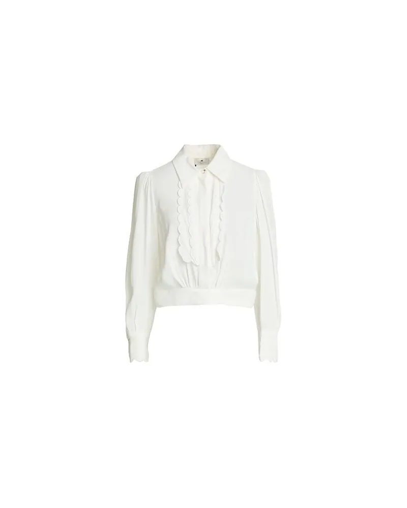 Elisabetta Franchi TOPS - Topsauf YOOX.COM Weiß