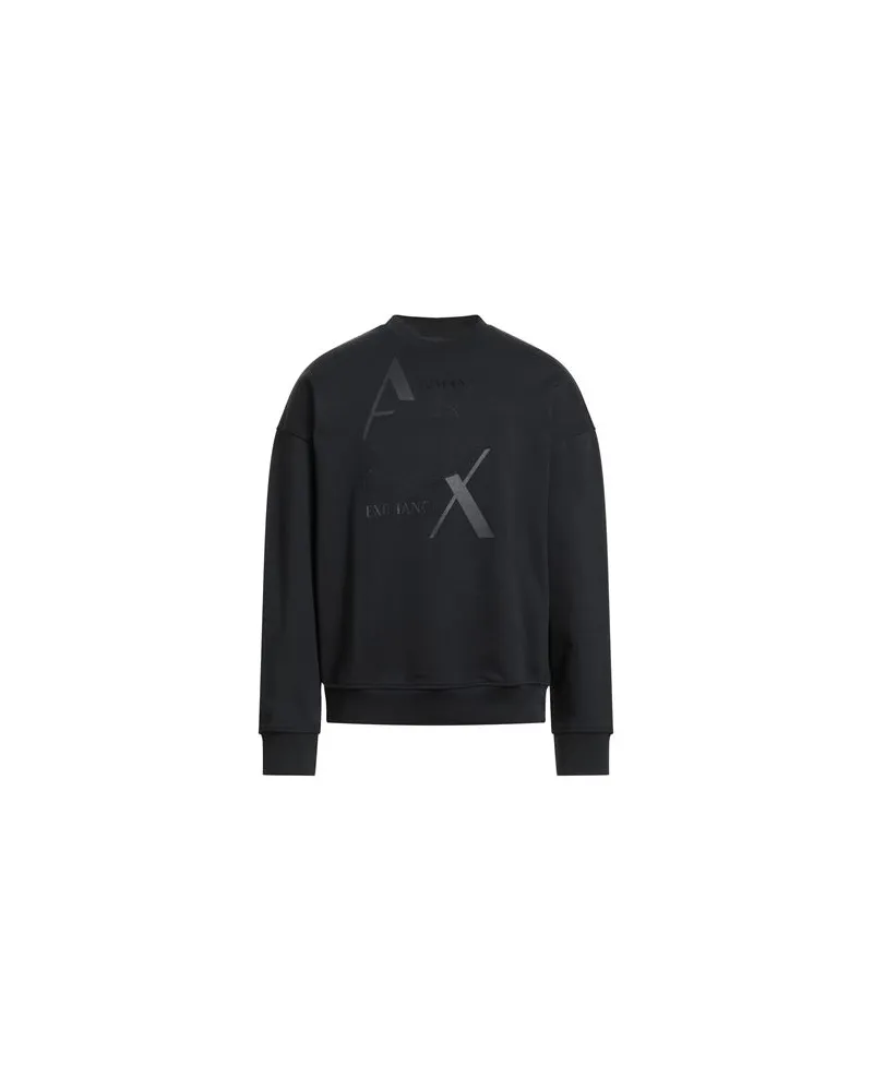 Armani Exchange TOPS - Sweatshirtsauf YOOX.COM Schwarz