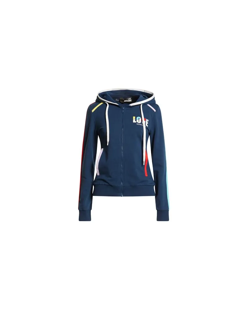 Moschino TOPS - Sweatshirtsauf YOOX.COM Marineblau