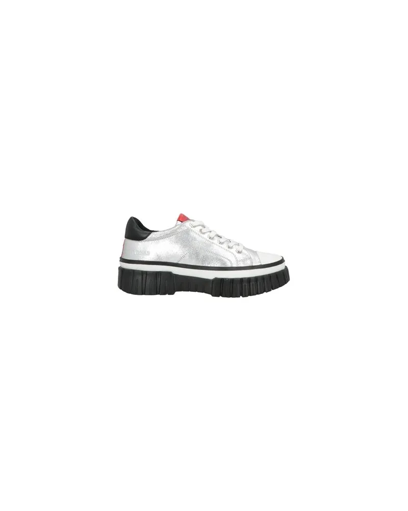 Moschino SCHUHE - Sneakersauf YOOX.COM Silber