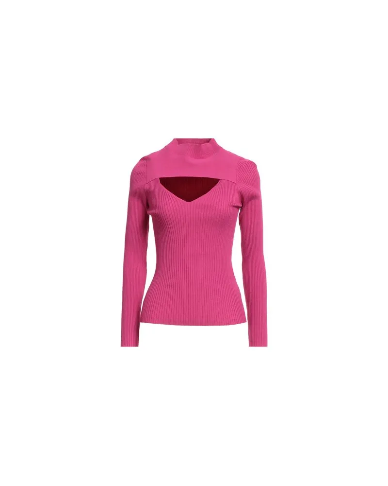 Liu Jo STRICKWAREN - Rollkragenpulloverauf YOOX.COM Fuchsia