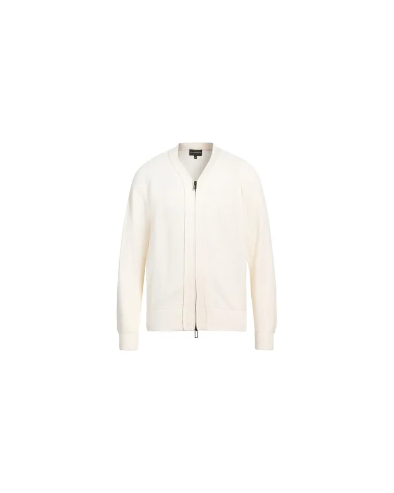 Emporio Armani STRICKWAREN - Strickjackenauf YOOX.COM Elfenbein