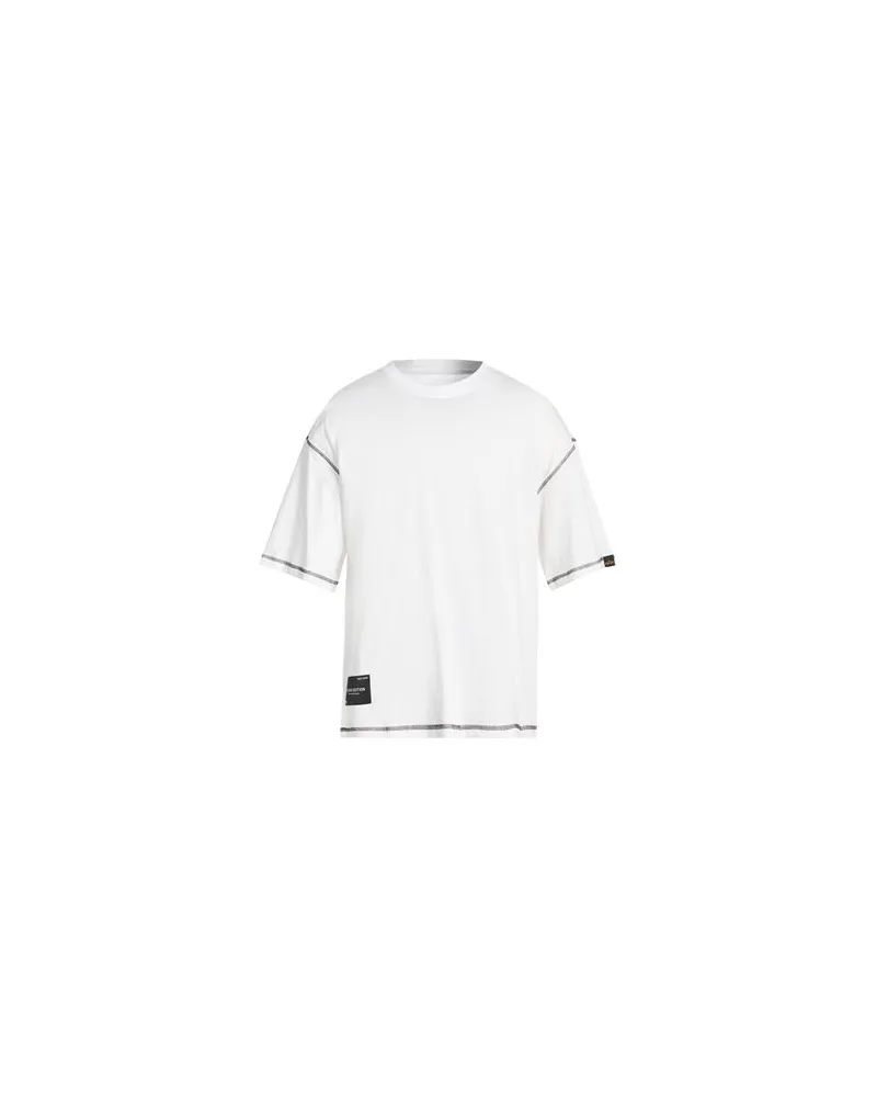 Alpha Industries TOPS - T-shirtsauf YOOX.COM Weiß