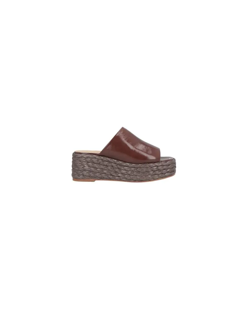 Paloma Barceló SCHUHE - Sandalenauf YOOX.COM Schokobraun