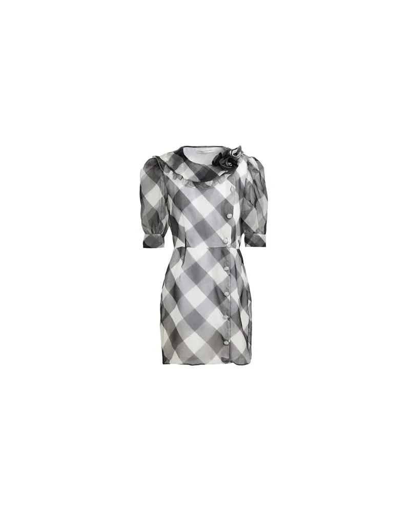 Alessandra Rich KLEIDER - Mini-Kleiderauf YOOX.COM Braungrau