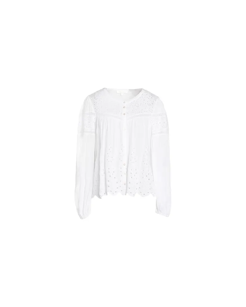 LoveShackFancy TOPS - Hemdenauf YOOX.COM Weiß