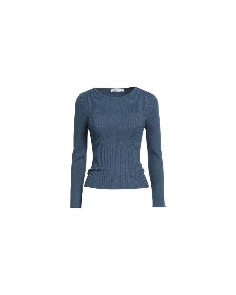 Caractère STRICKWAREN - Pulloverauf YOOX.COM Blau