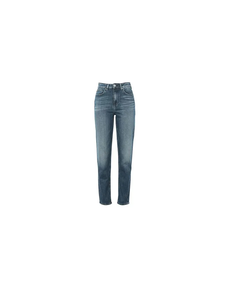 Tommy Hilfiger GRAMERCY HW ANKLE LI   - HOSEN & RÖCKE - Jeanshosenauf YOOX.COM Blau