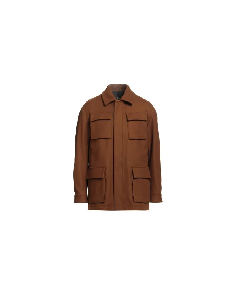 Hevò JACKEN & MÄNTEL - Mäntelauf YOOX.COM Braun