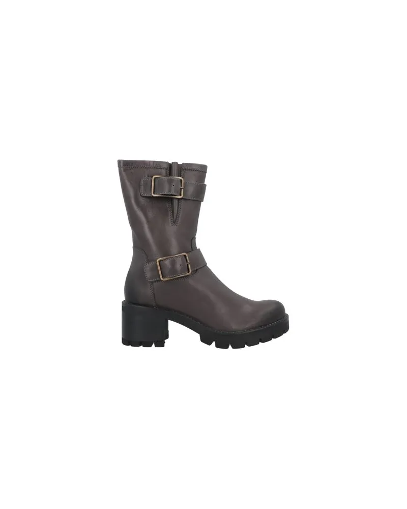 Paola Ferri SCHUHE - Stiefelettenauf YOOX.COM Braungrau