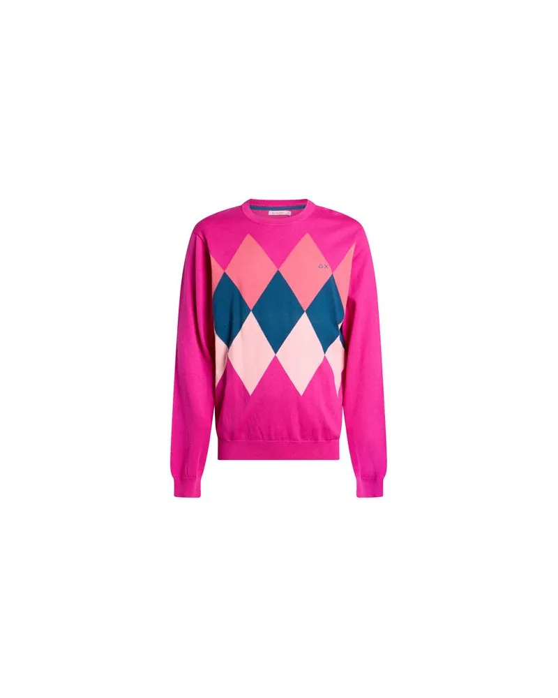 Sun68 STRICKWAREN - Pulloverauf YOOX.COM Fuchsia