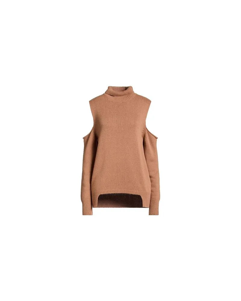 N.O.W. Andrea Rosati Cashmere STRICKWAREN - Rollkragenpulloverauf YOOX.COM Kamel