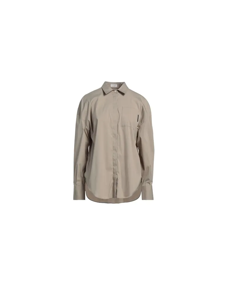 Brunello Cucinelli TOPS - Hemdenauf YOOX.COM Khaki