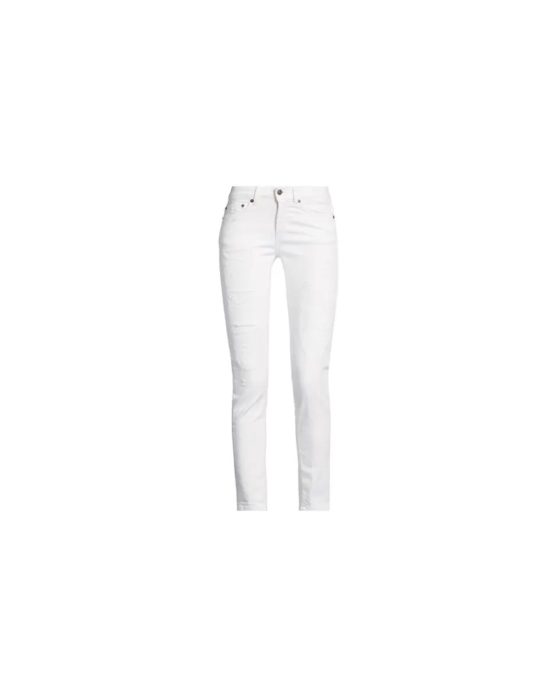 Dondup HOSEN & RÖCKE - Jeanshosenauf YOOX.COM Weiß
