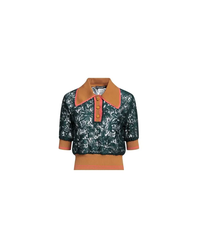Dolce & Gabbana TOPS - Poloshirtsauf YOOX.COM Smaragdgrün